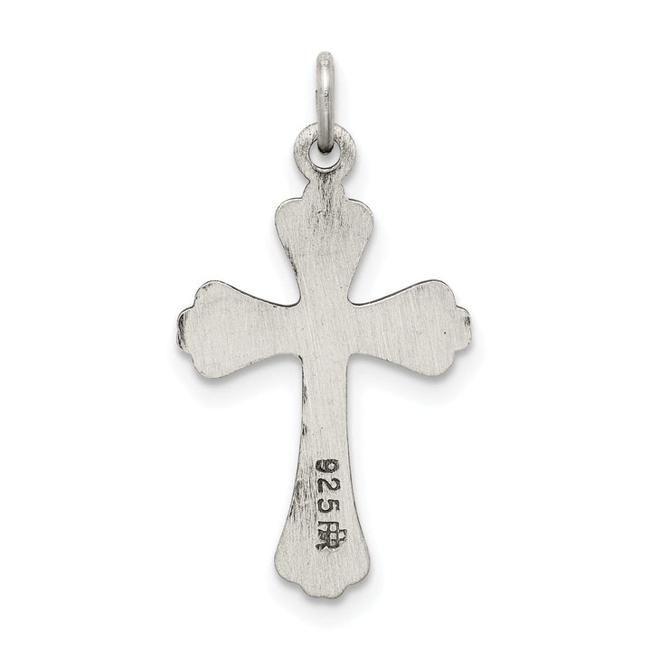 Lovely Rita's Pendants & Charms Solid Sterling Silver Antiqued Cross Pendant