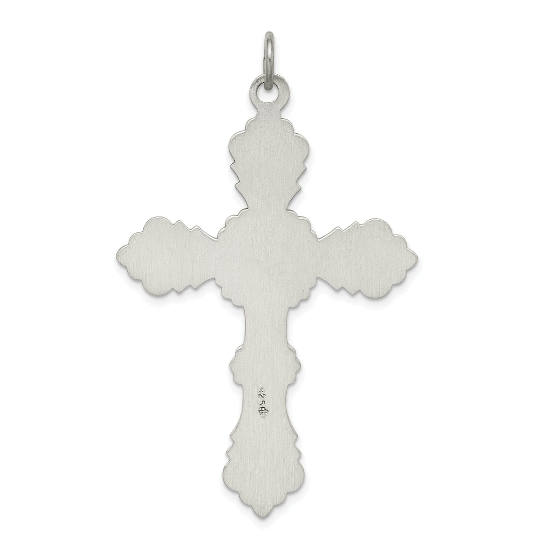 Lovely Rita's Pendants & Charms Solid Sterling Silver Antiqued Cross Pendant