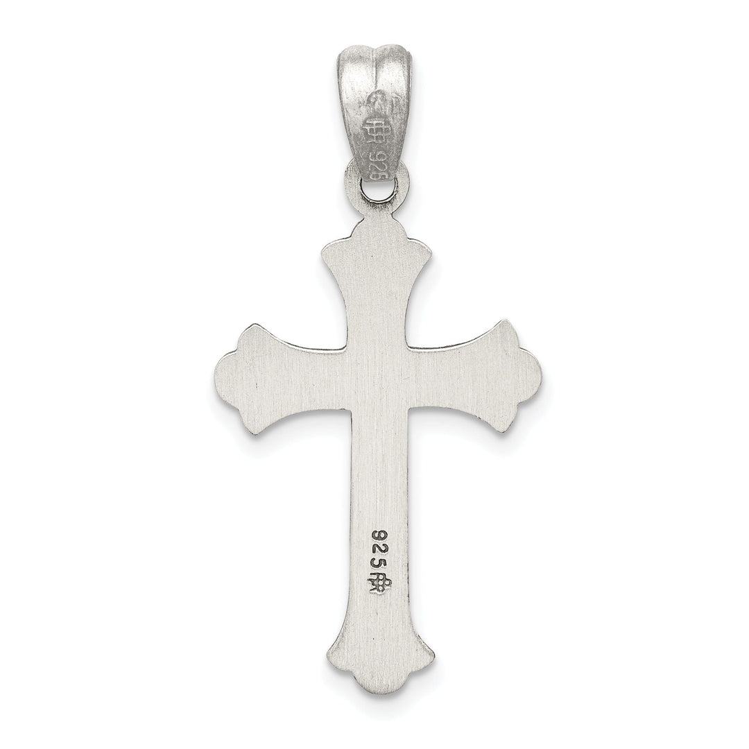 Lovely Rita's Pendants & Charms Solid Sterling Silver Antiqued Cross Pendant