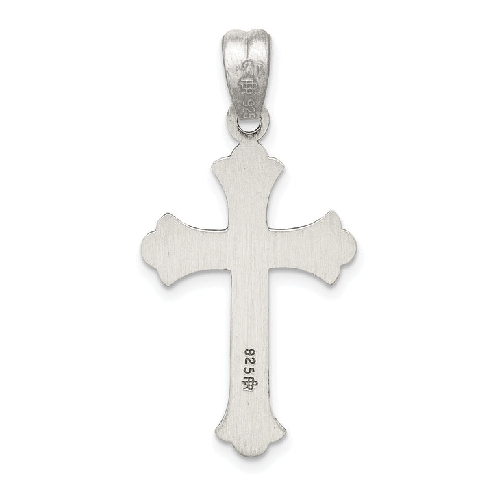 Lovely Rita's Pendants & Charms Solid Sterling Silver Antiqued Cross Pendant