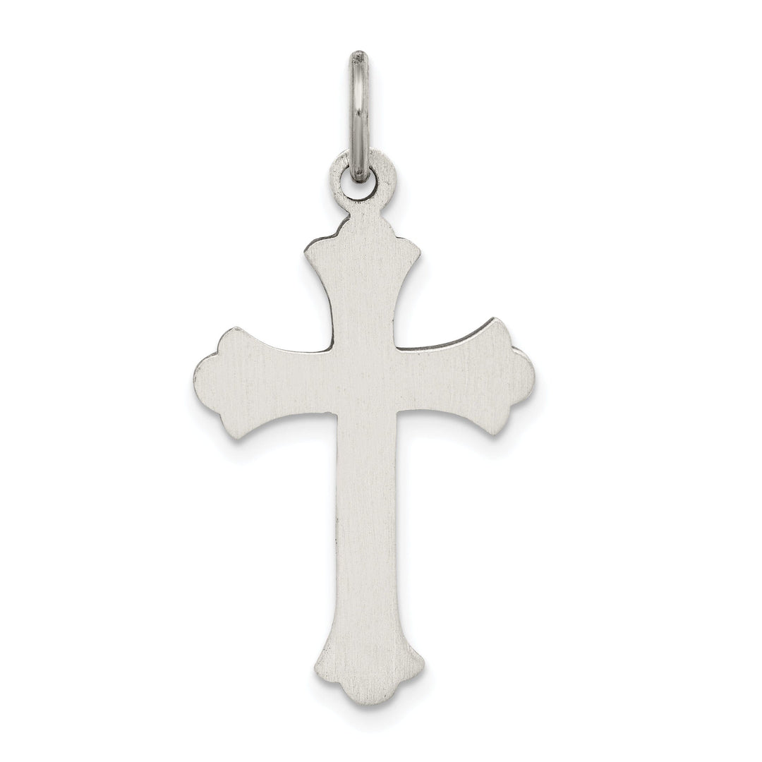 Lovely Rita's Pendants & Charms Solid Sterling Silver Antiqued Cross Pendant