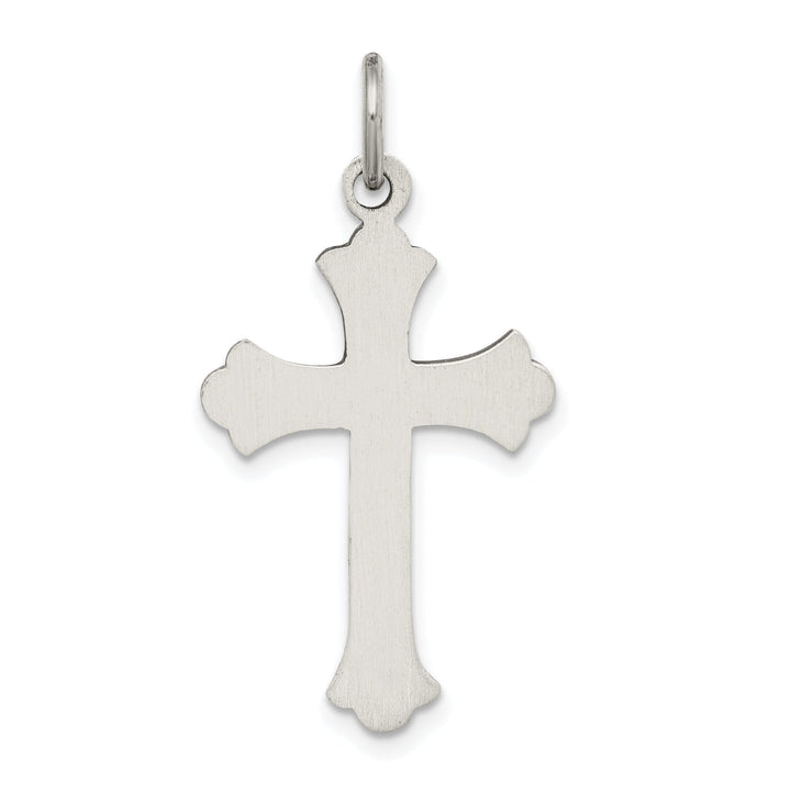 Lovely Rita's Pendants & Charms Solid Sterling Silver Antiqued Cross Pendant
