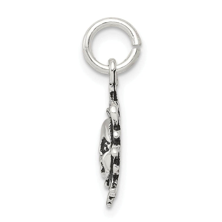 Lovely Rita's Pendants & Charms Solid Sterling Silver Antiqued Finish Sun Charm