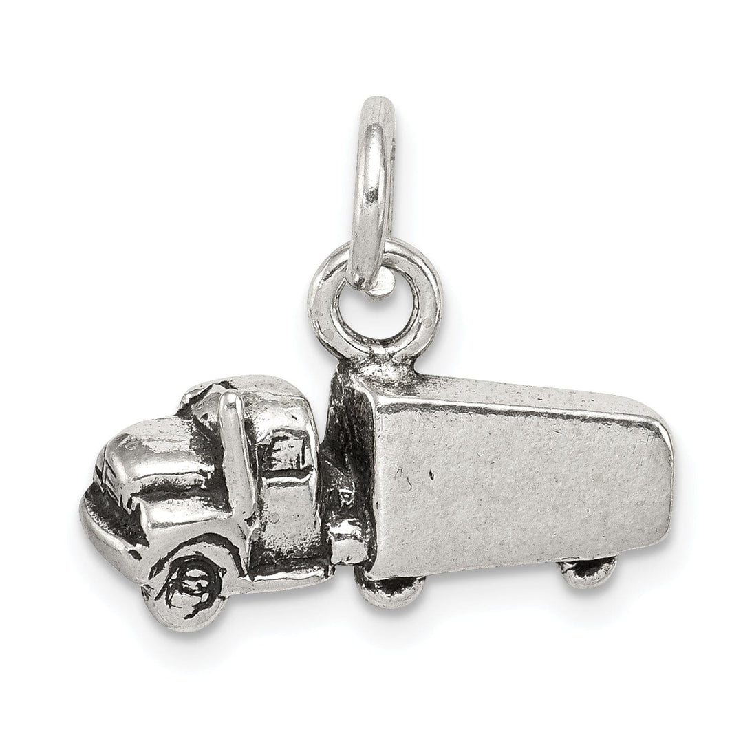 Lovely Rita's Pendants & Charms Solid Sterling Silver Antiqued Truck Pendant