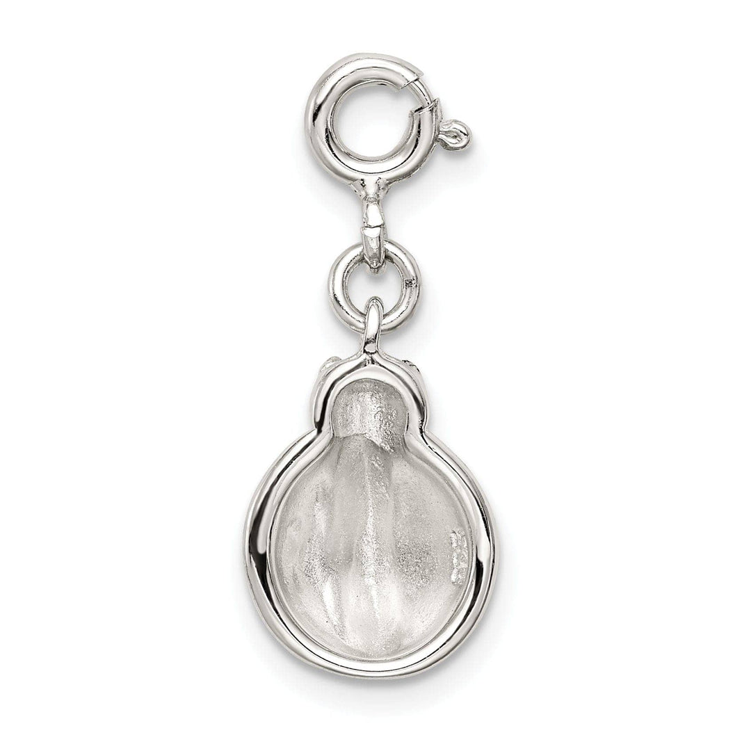 Lovely Rita's Pendants & Charms Solid Sterling Silver Enamel Ladybug Charm