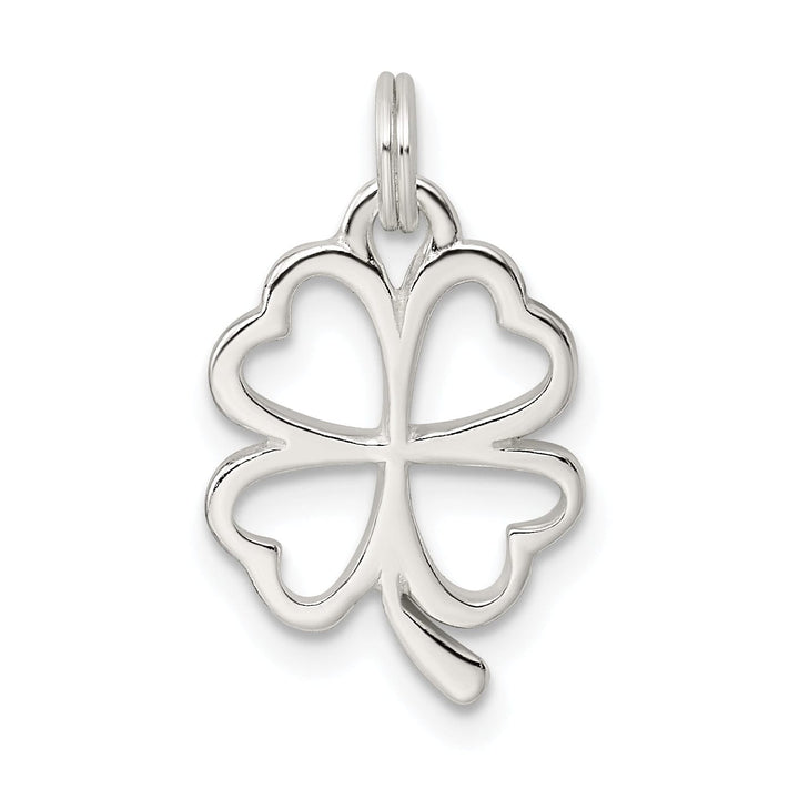 Lovely Rita's Pendants & Charms Solid Sterling Silver Four Leaf Clover Charm