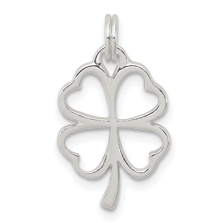 Lovely Rita's Pendants & Charms Solid Sterling Silver Four Leaf Clover Charm
