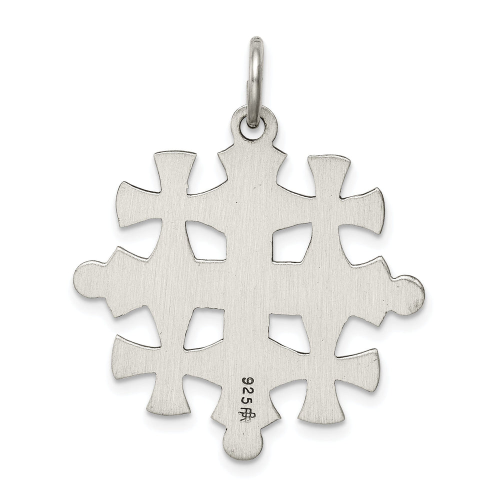 Lovely Rita's Pendants & Charms Solid Sterling Silver Jerusalem Cross Pendant