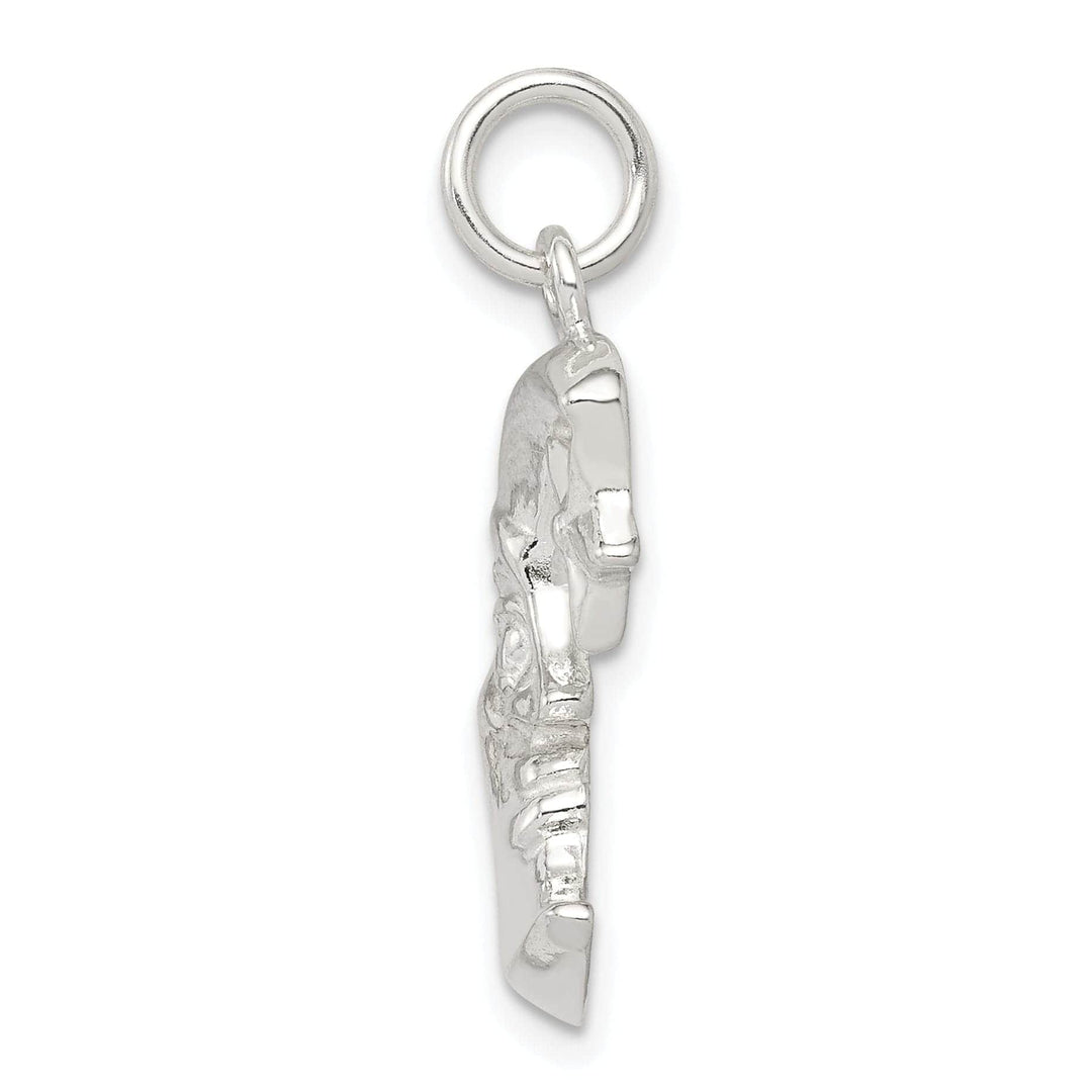 Lovely Rita's Pendants & Charms Solid Sterling Silver Moon Star Charm Pendant