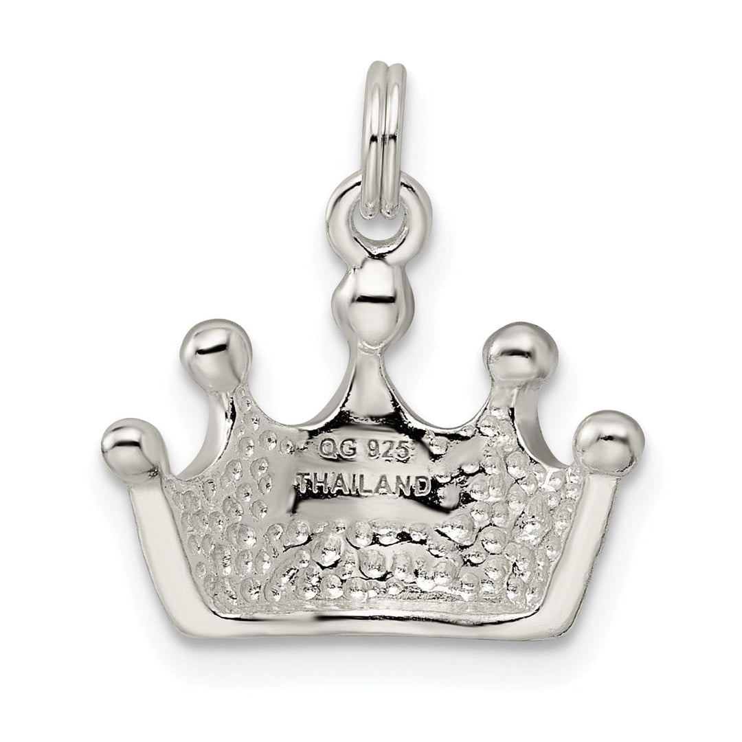 Lovely Rita's Pendants & Charms Solid Sterling Silver Polish Finish Crown Charm