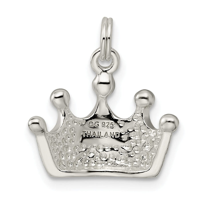 Lovely Rita's Pendants & Charms Solid Sterling Silver Polish Finish Crown Charm