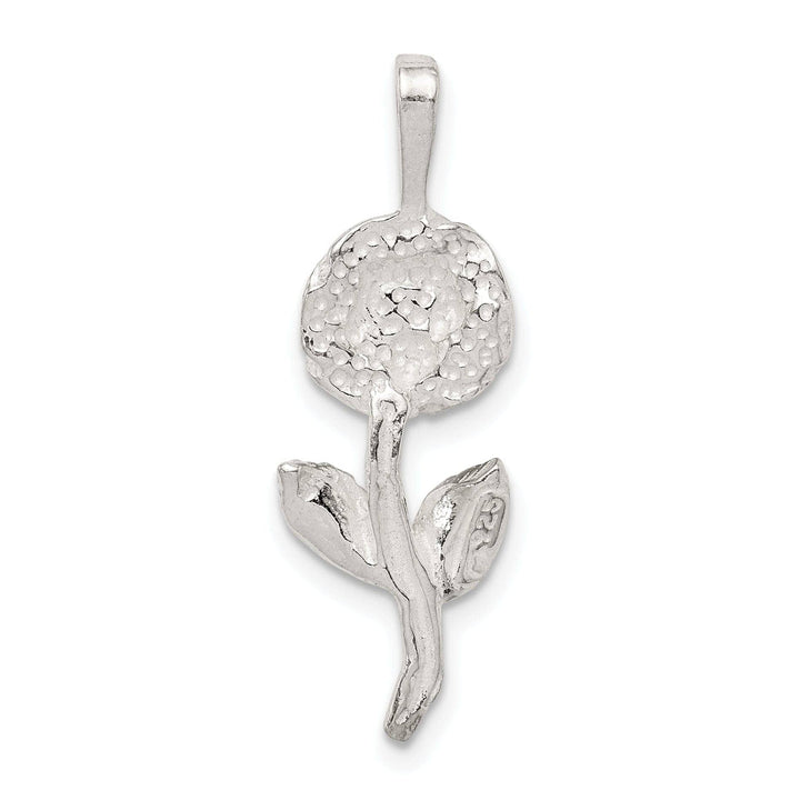 Lovely Rita's Pendants & Charms Solid Sterling Silver Polish Finish Rose Charm