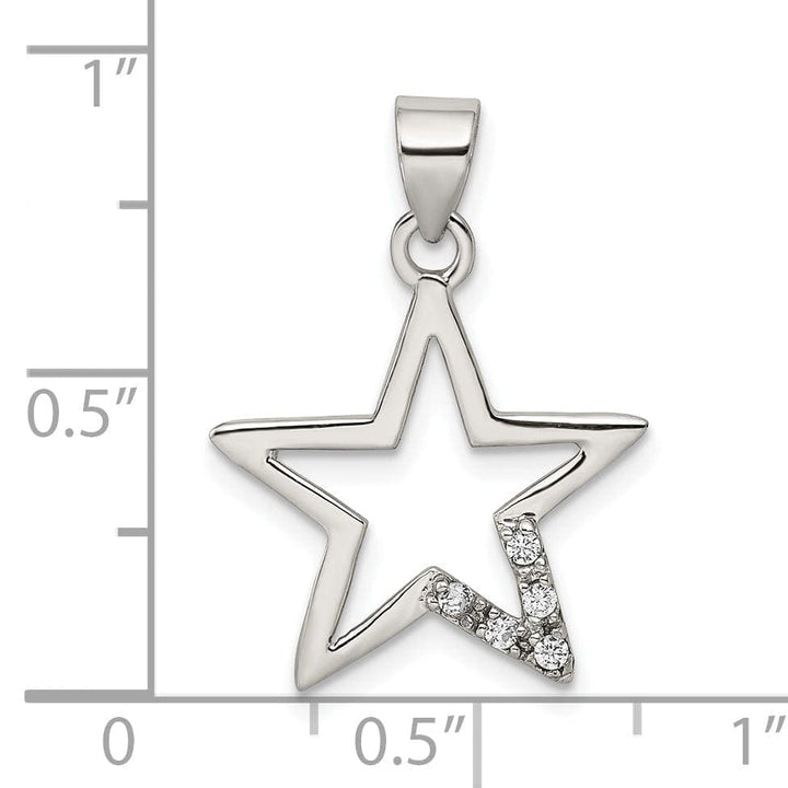 Lovely Rita's Pendants & Charms Solid Sterling Silver Polish Finish Star Charm