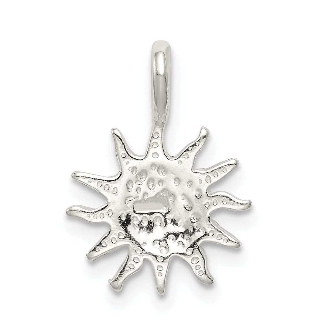 Lovely Rita's Pendants & Charms Solid Sterling Silver Polish Sun Charm Pendant