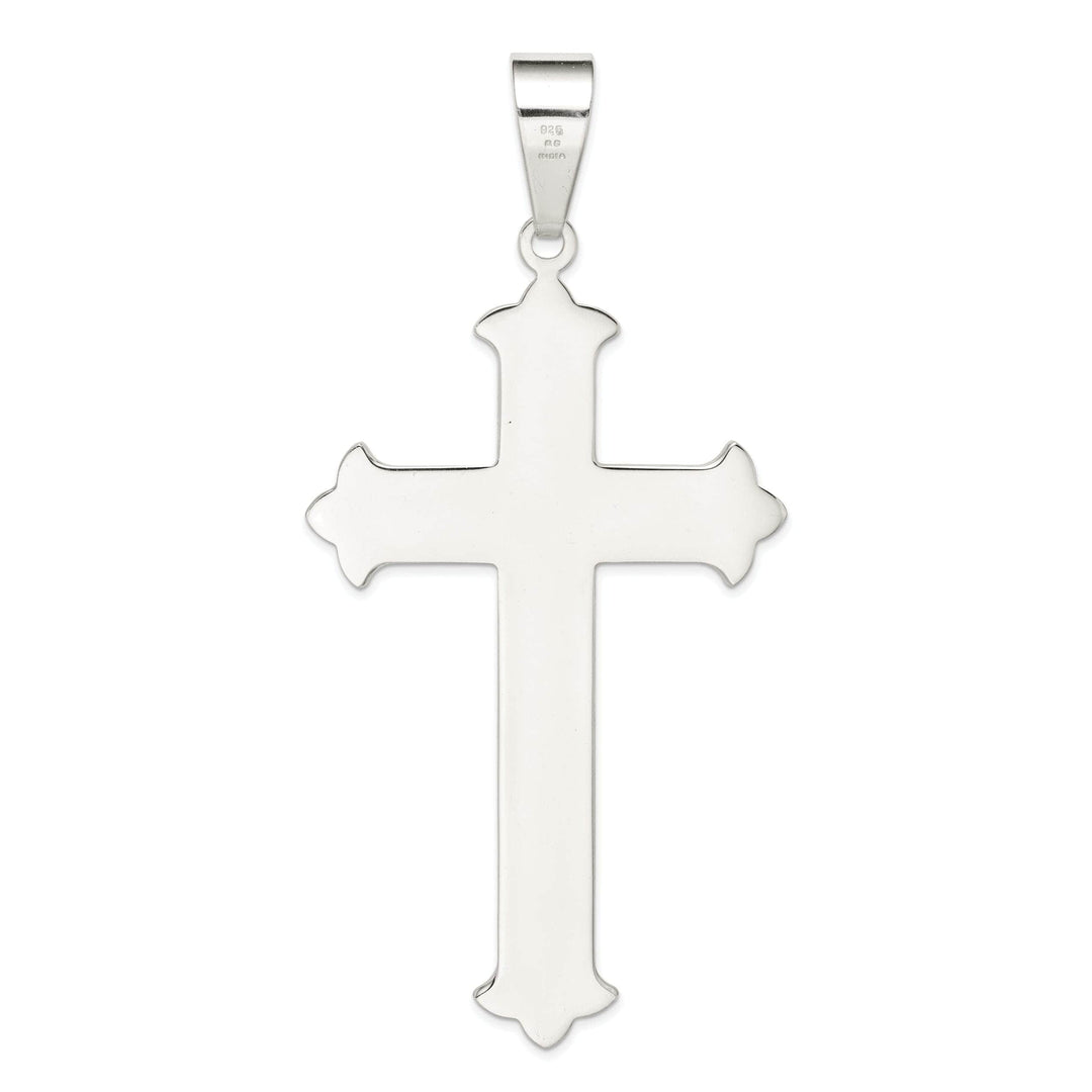 Lovely Rita's Pendants & Charms Solid Sterling Silver Polished Cross Pendant