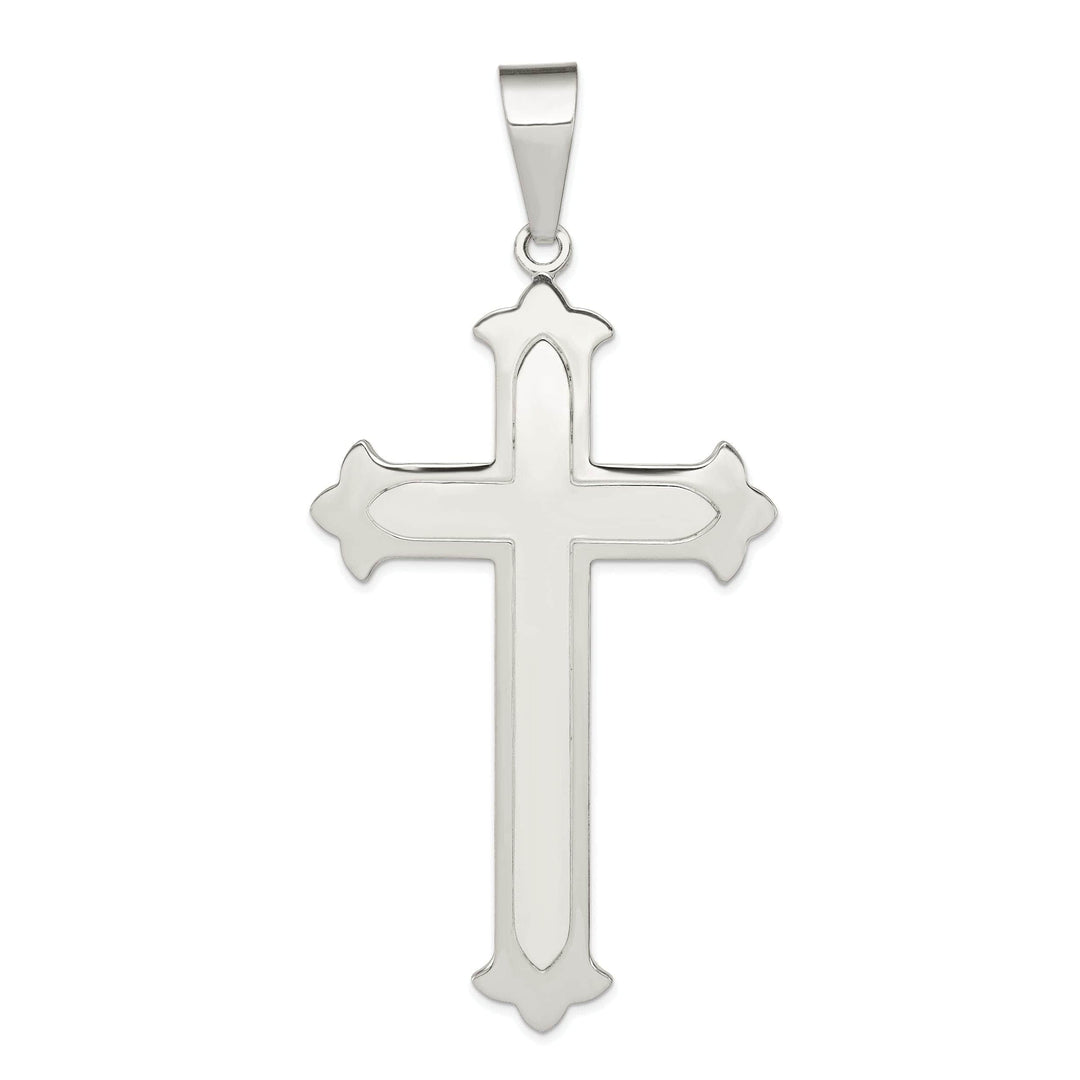 Lovely Rita's Pendants & Charms Solid Sterling Silver Polished Cross Pendant