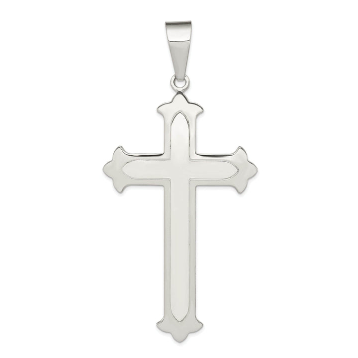 Lovely Rita's Pendants & Charms Solid Sterling Silver Polished Cross Pendant