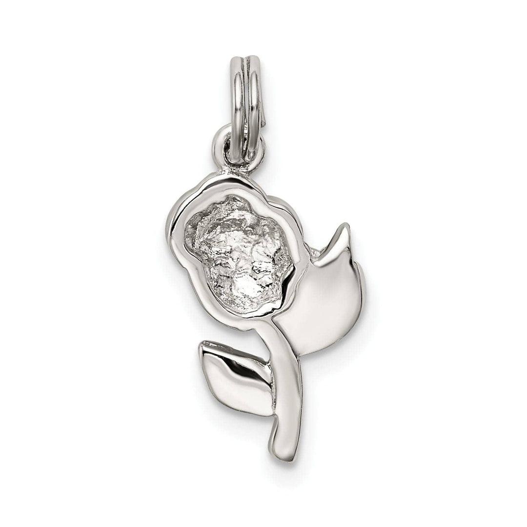 Lovely Rita's Pendants & Charms Solid Sterling Silver Polished Finish Rhodium-Plat