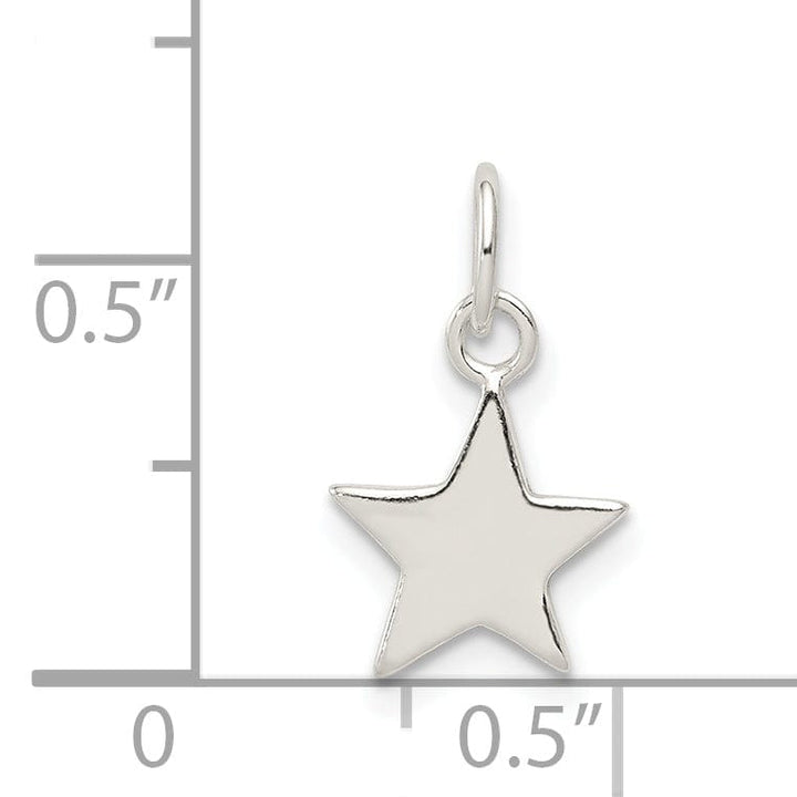 Lovely Rita's Pendants & Charms Solid Sterling Silver Star Charm Pendant