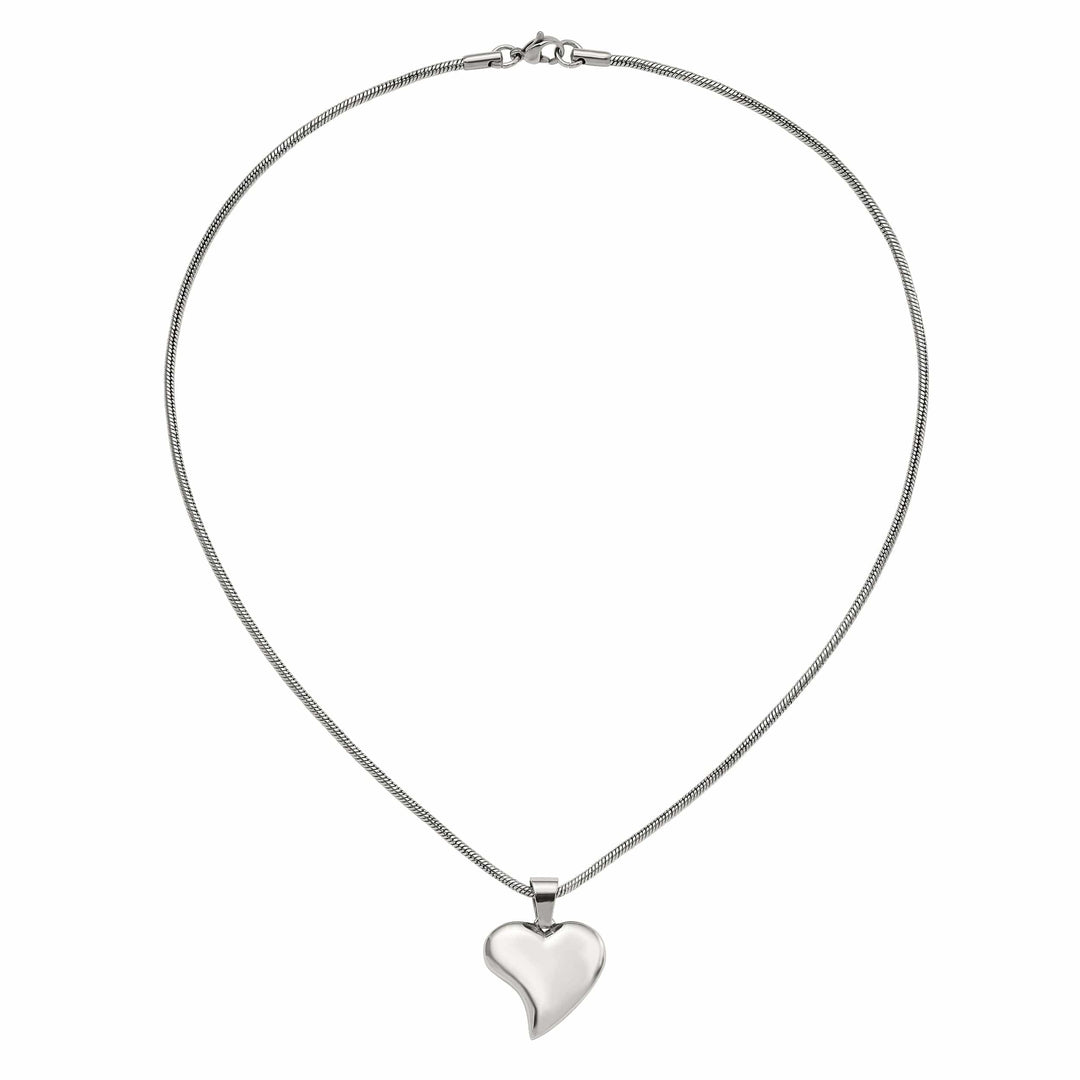 Chisel Pendants & Charms Stainless Steel Heart Pendant Necklace