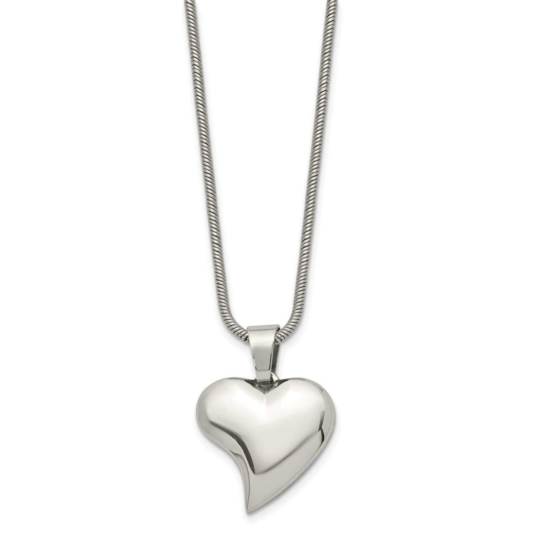 Chisel Pendants & Charms Stainless Steel Heart Pendant Necklace