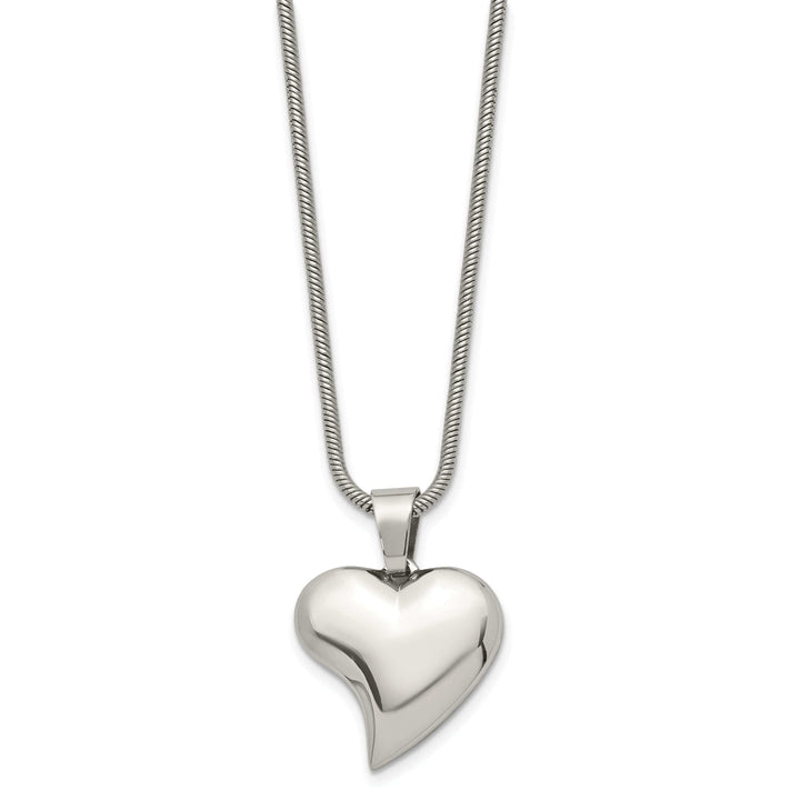 Chisel Pendants & Charms Stainless Steel Heart Pendant Necklace