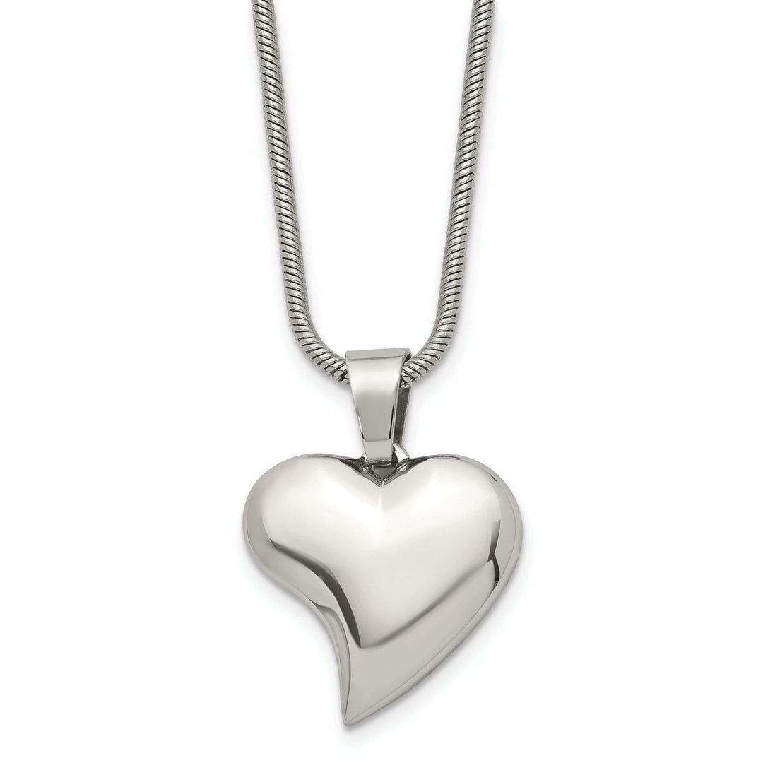 Chisel Pendants & Charms Stainless Steel Heart Pendant Necklace