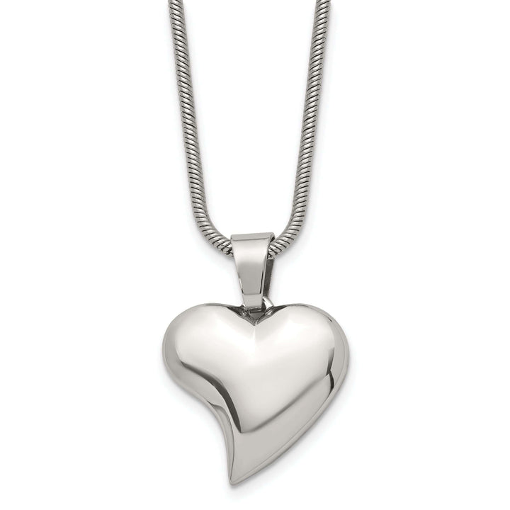 Chisel Pendants & Charms Stainless Steel Heart Pendant Necklace