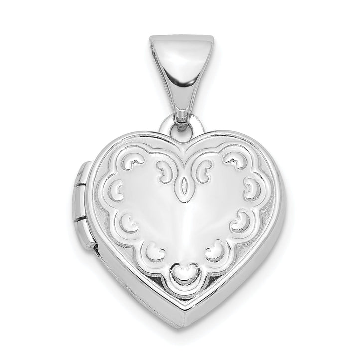 Lovely Rita's Pendants & Charms Sterling Silver 13mm Heart Locket