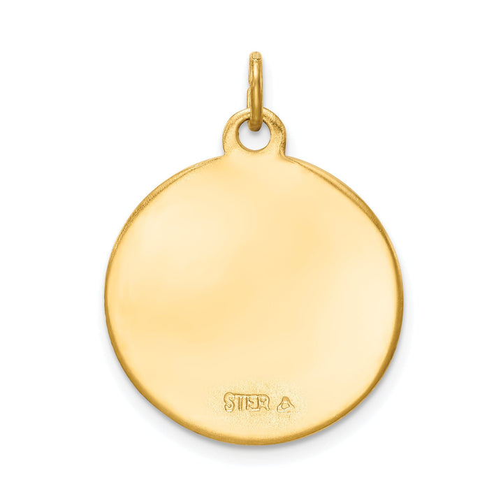 Lovely Rita's Pendants & Charms Sterling Silver 18k plated Epoxy St. Christopher