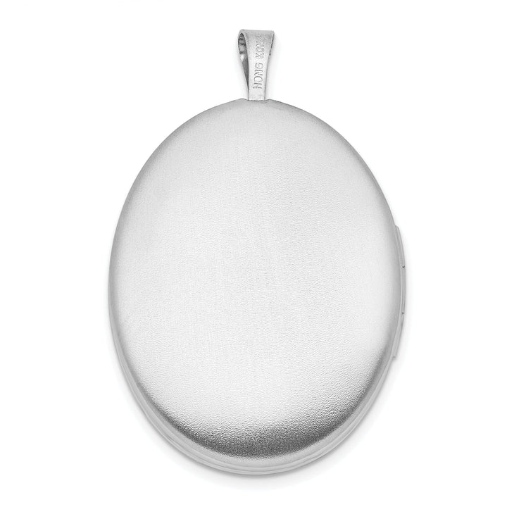 Lovely Rita's Pendants & Charms Sterling Silver 20mm LOVE TO THE MOON Diamond Oval Locket