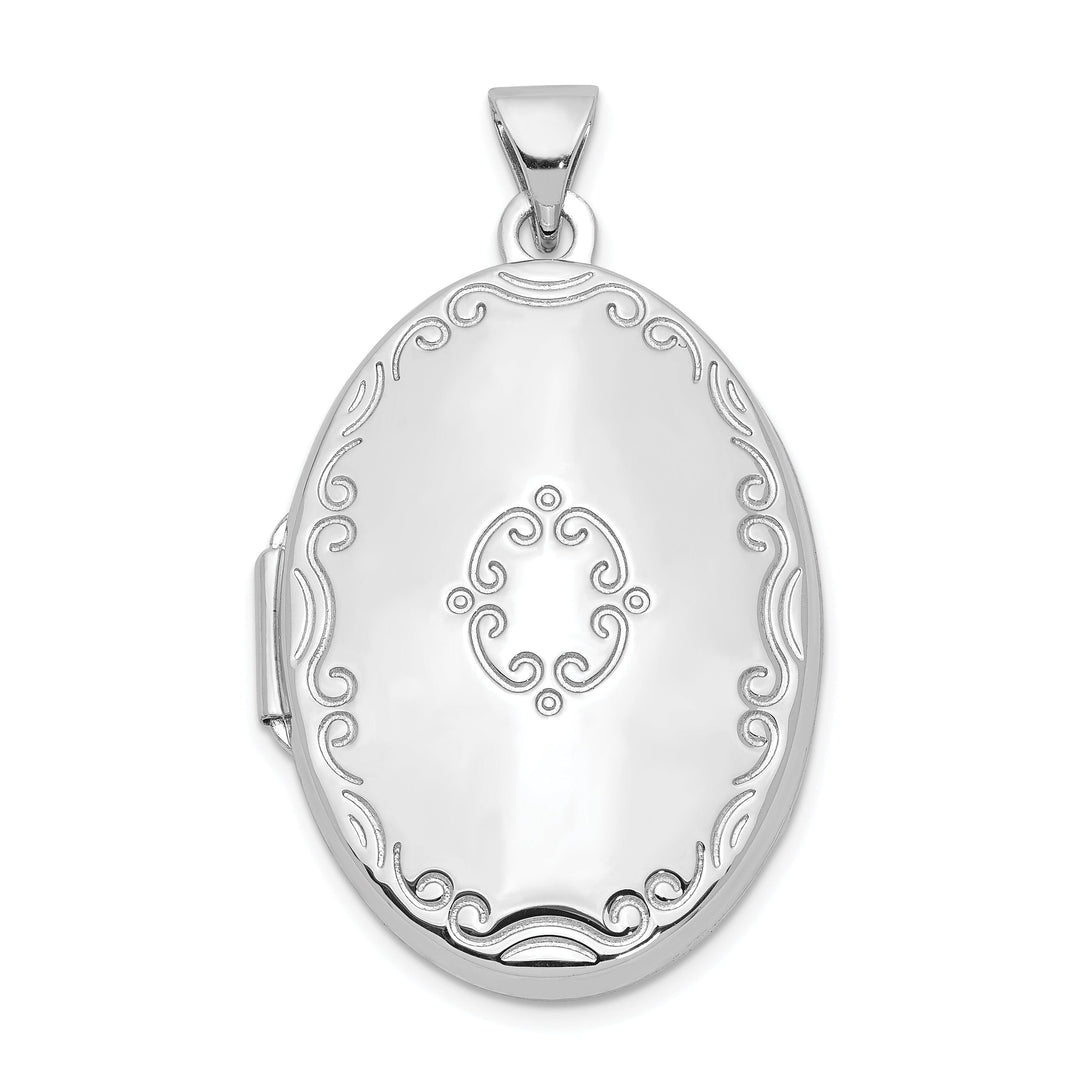 Lovely Rita's Pendants & Charms Sterling Silver 29mm Oval Locket