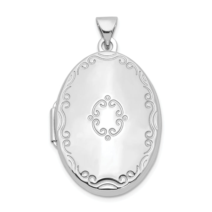 Lovely Rita's Pendants & Charms Sterling Silver 29mm Oval Locket