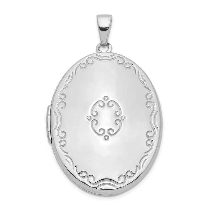 Lovely Rita's Pendants & Charms Sterling Silver 33mm Oval Locket