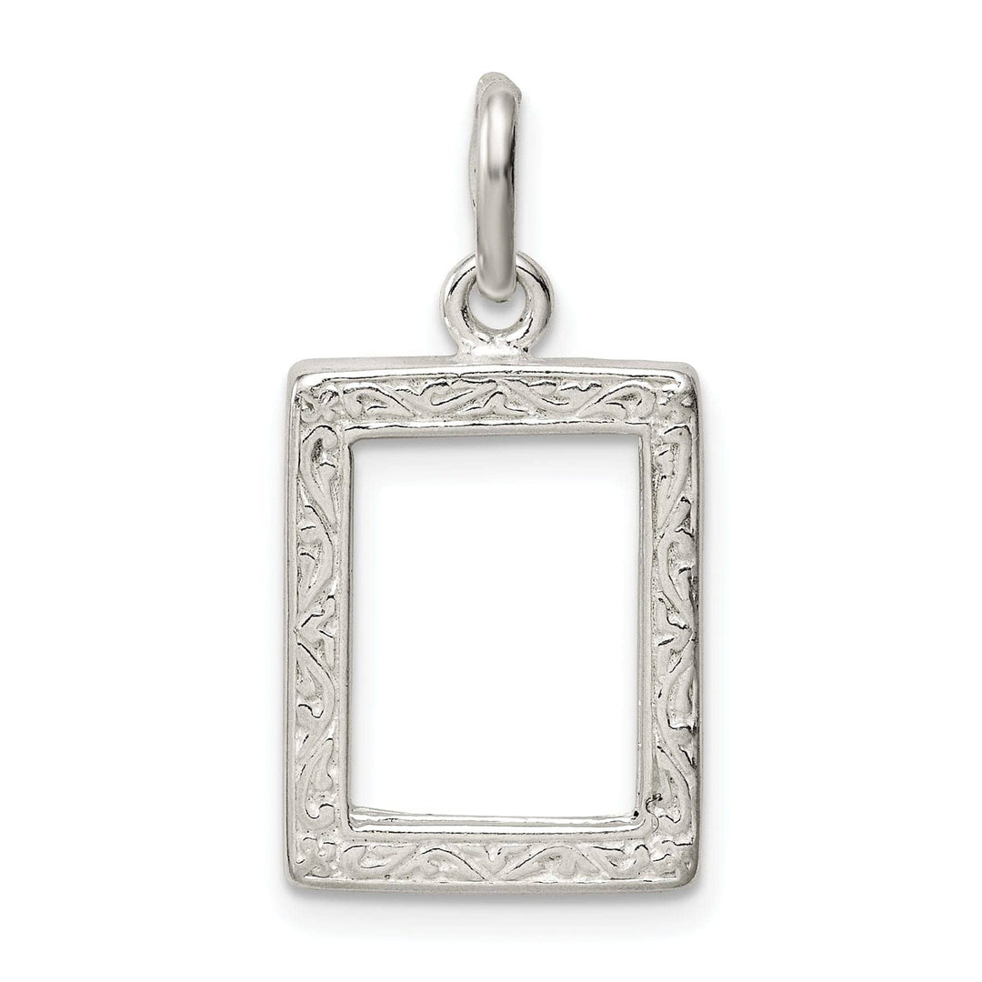 Lovely Rita's Pendants & Charms Sterling Silver 3D Picture Frame Charm Pendant