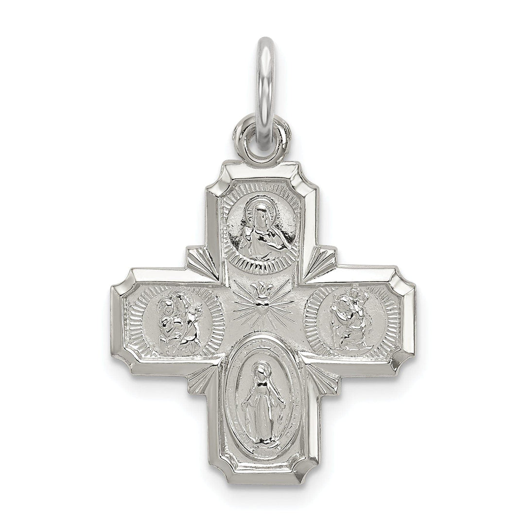 Lovely Rita's Pendants & Charms Sterling Silver 4-way Medal
