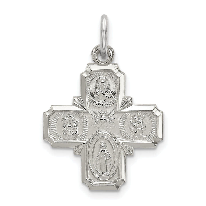 Lovely Rita's Pendants & Charms Sterling Silver 4-way Medal