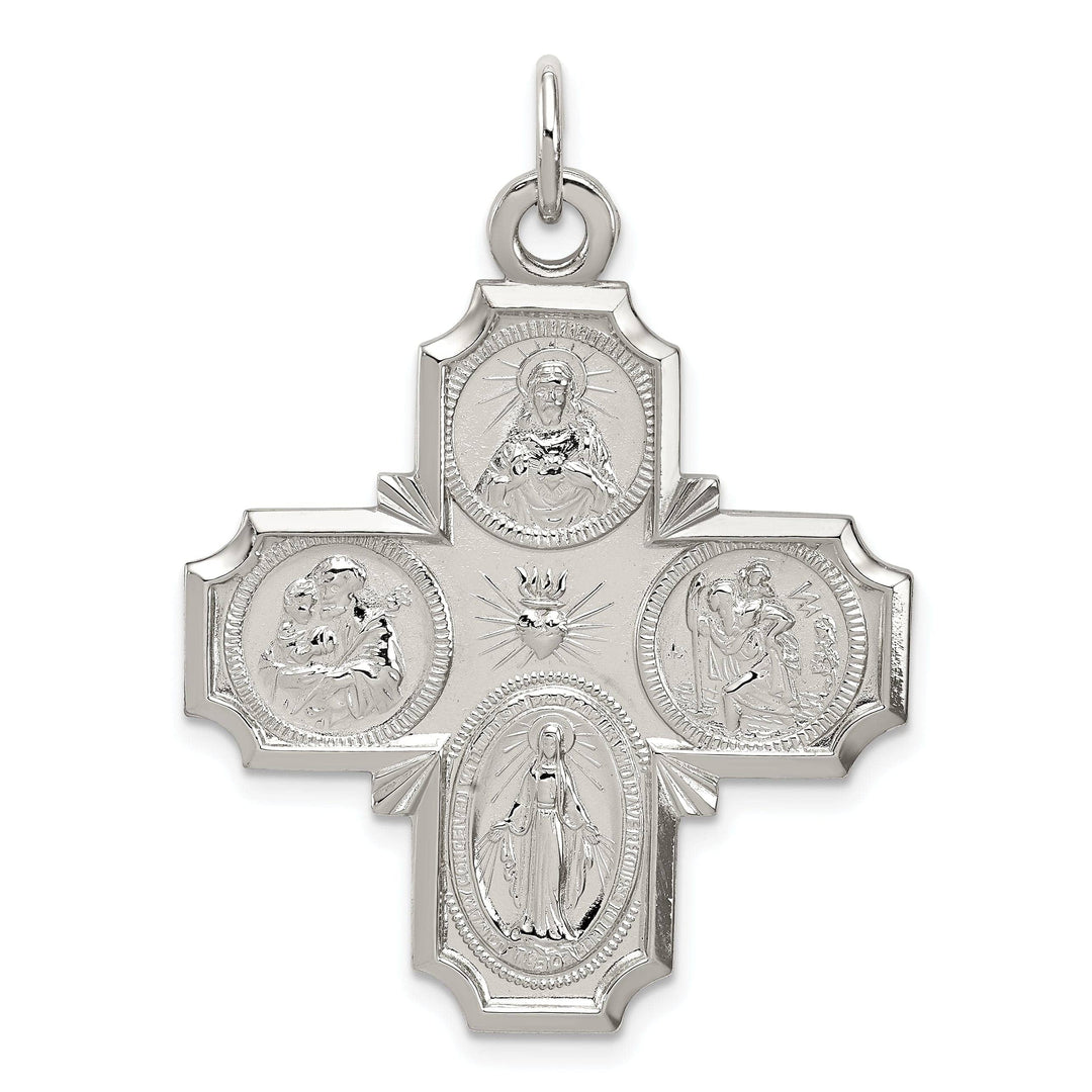 Lovely Rita's Pendants & Charms Sterling Silver 4-way Medal