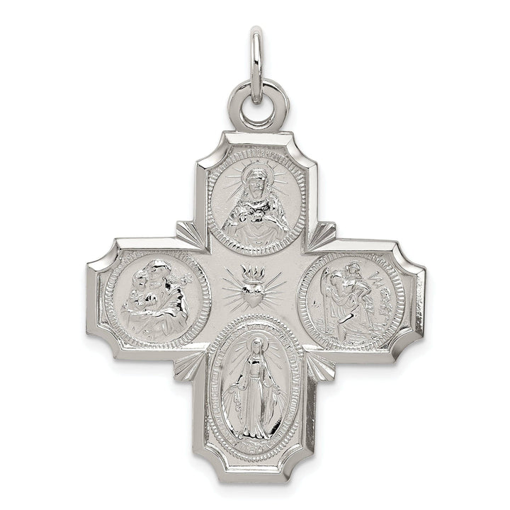 Lovely Rita's Pendants & Charms Sterling Silver 4-way Medal