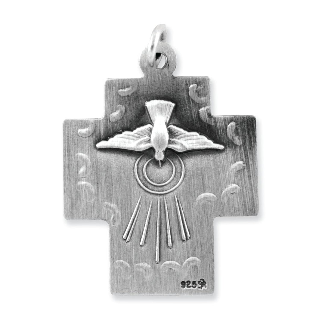 Lovely Rita's Pendants & Charms Sterling Silver Alpha Omega Cross Pendant