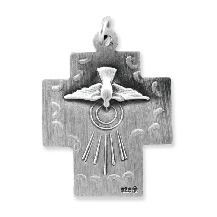 Lovely Rita's Pendants & Charms Sterling Silver Alpha Omega Cross Pendant