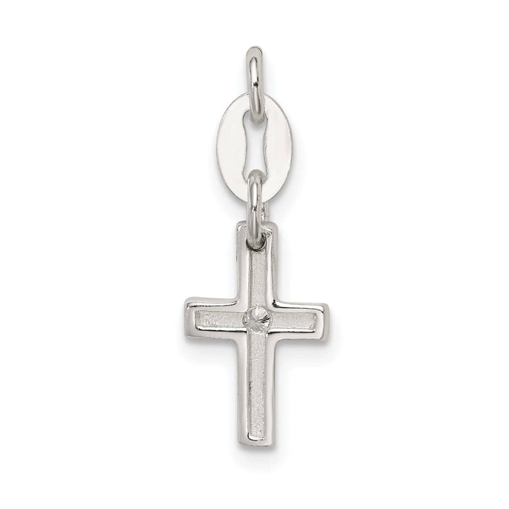 Lovely Rita's Pendants & Charms Sterling Silver and CZ Polished Cross Charm