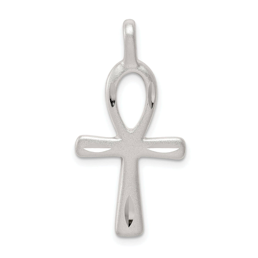 Lovely Rita's Pendants & Charms Sterling Silver Ankh Cross Slide Pendant