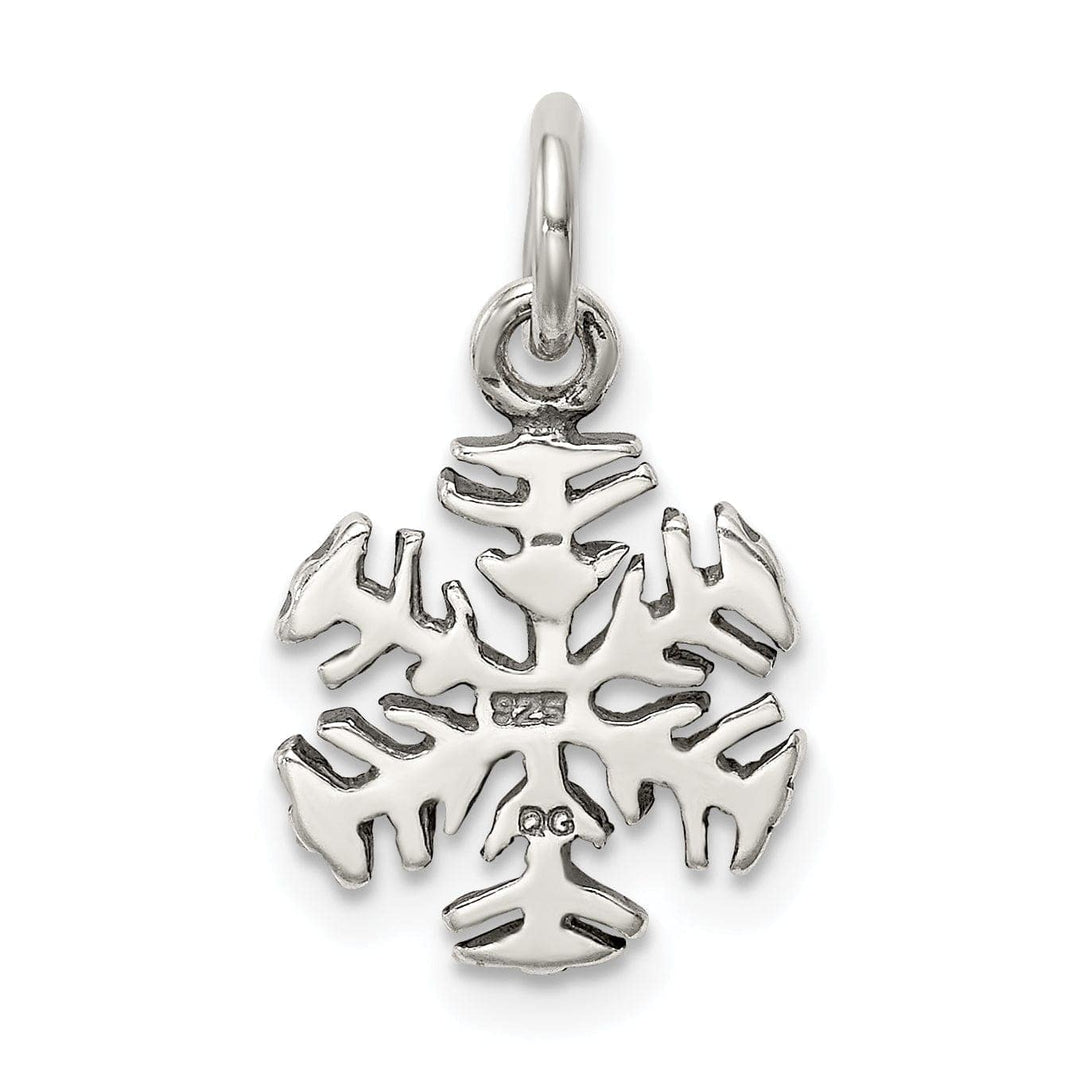 Lovely Rita's Pendants & Charms Sterling Silver Antique Snowflake Charm Pendant