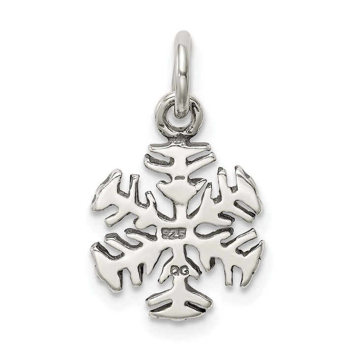 Lovely Rita's Pendants & Charms Sterling Silver Antique Snowflake Charm Pendant