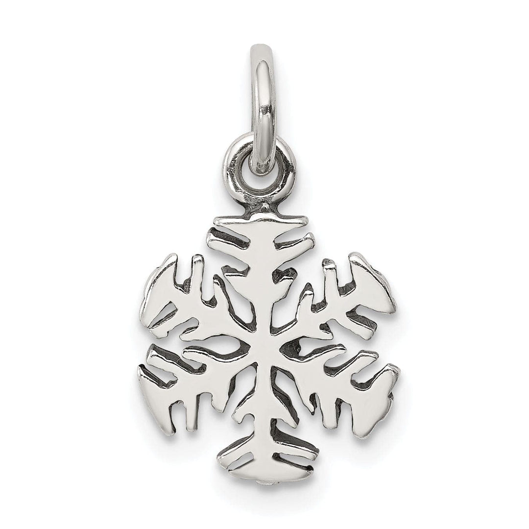 Lovely Rita's Pendants & Charms Sterling Silver Antique Snowflake Charm Pendant