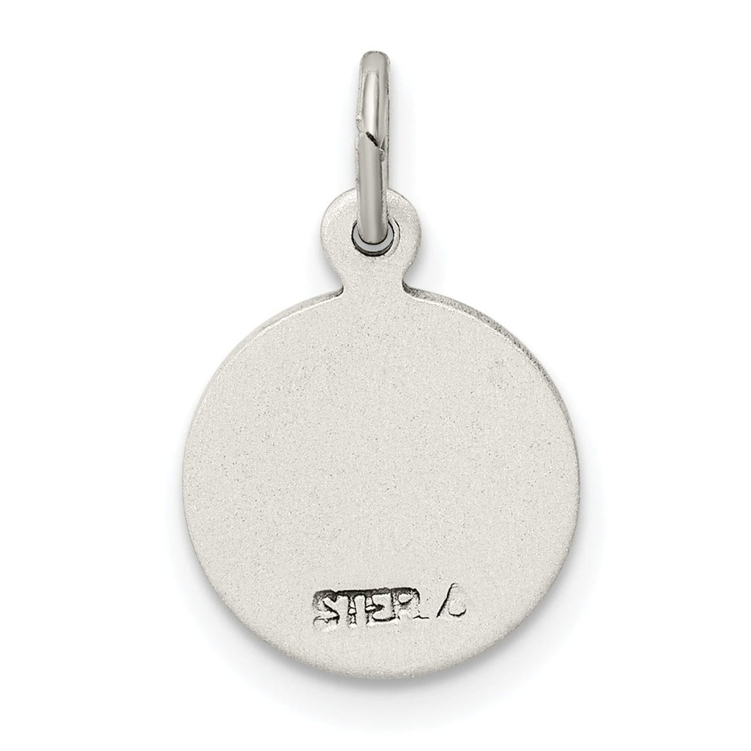 Lovely Rita's Pendants & Charms Sterling Silver Antiqued Baptism Medal