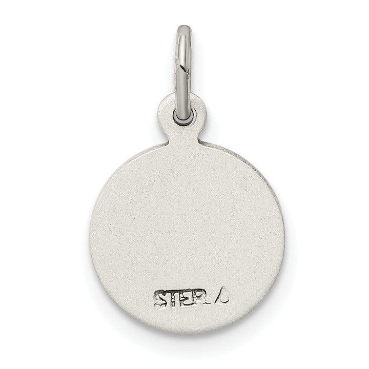 Lovely Rita's Pendants & Charms Sterling Silver Antiqued Baptism Medal