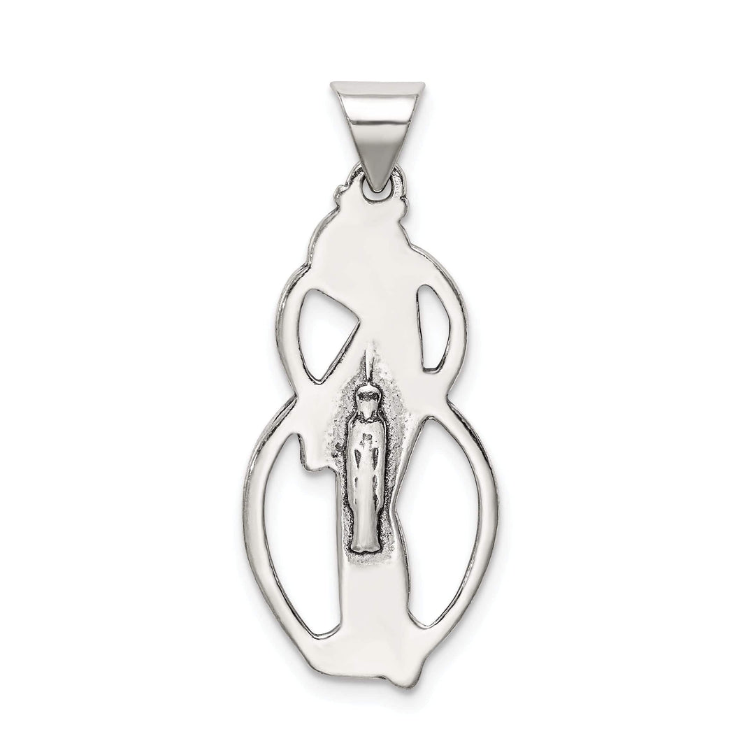 Lovely Rita's Pendants & Charms Sterling Silver Antiqued Blessed Mary Charm