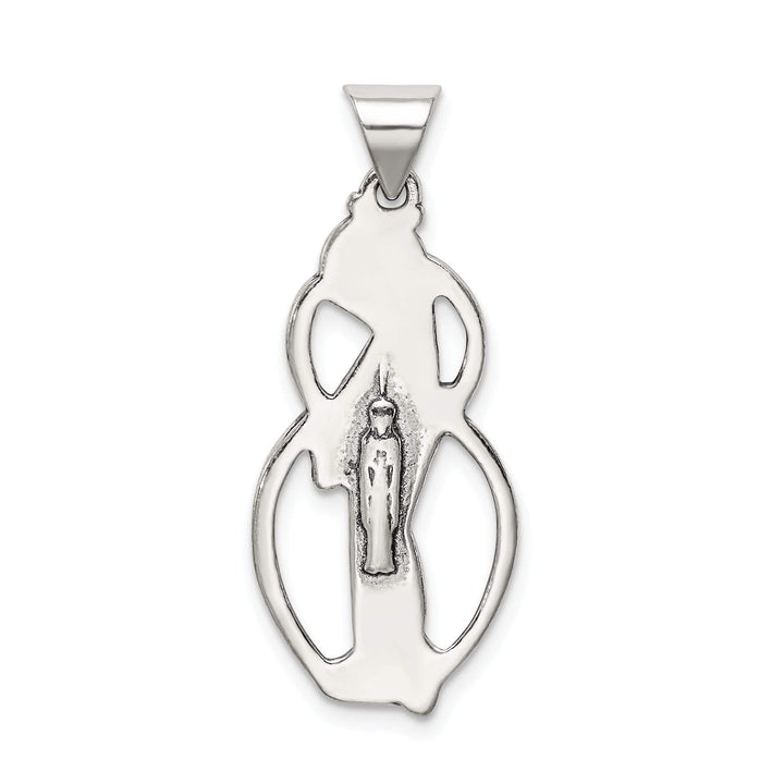 Lovely Rita's Pendants & Charms Sterling Silver Antiqued Blessed Mary Charm